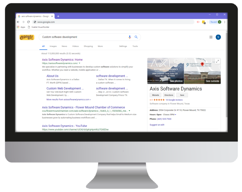 Search Engine Optimization on Monitor Search Engine Optimization on Monitor